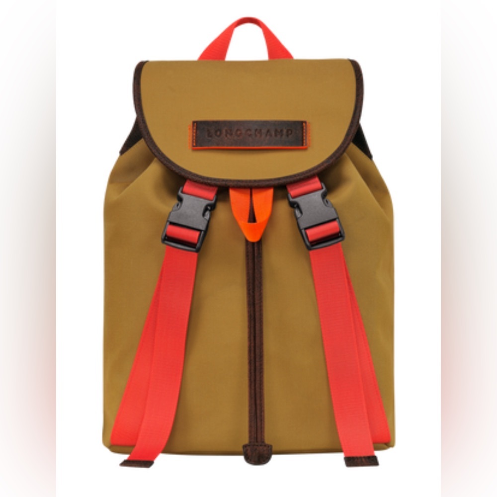 Longchamp 3D logo patch backpack